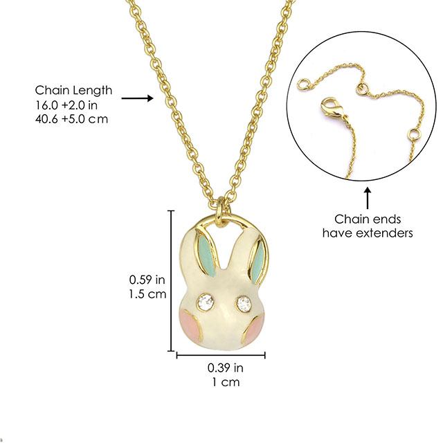  Tierischer, vergoldeter Häschen-Minimalismus-Schmuck