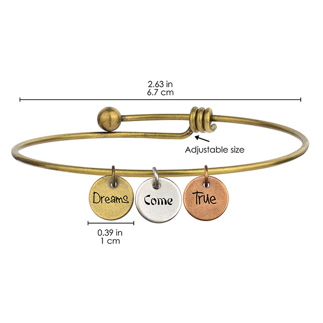 Inspirierendes, individuelles Charm-Armband für Frauen, gravierter, erweiterbarer Draht-Armreif, Scheiben-Charm-Armbänder, motivierende, personalisierte Geschenke für Sie