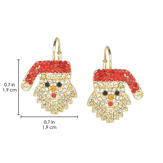 Lieferant von Mode-Weihnachtsohrringen für Winterurlaubsgeschenke