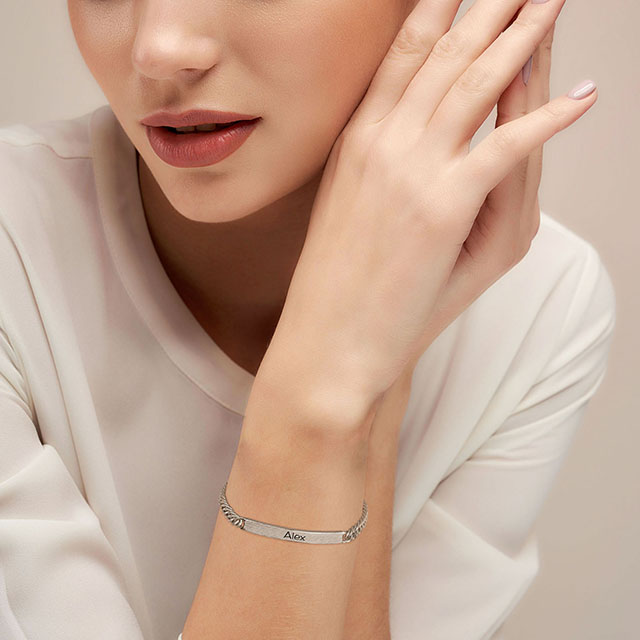Inspirierendes Armband, vergoldet, versilbert, personalisierte Gravur, individuelles inspirierendes Armband
